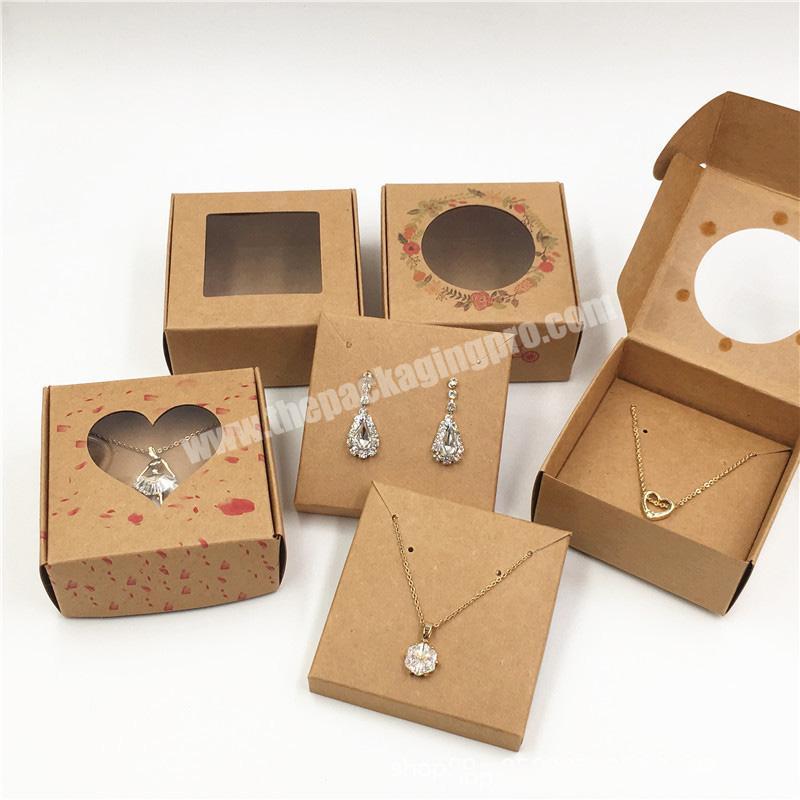 Eco-friendly Kraft Paper Box Jewelry Gift Box