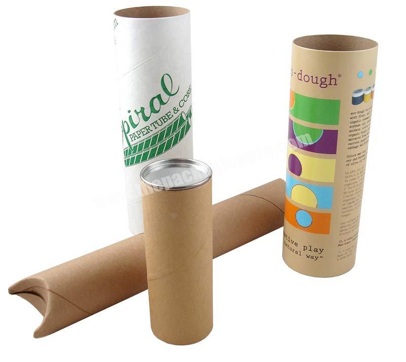 Eco-friendly biodegradable poster cardboard packaging round mailing tube box