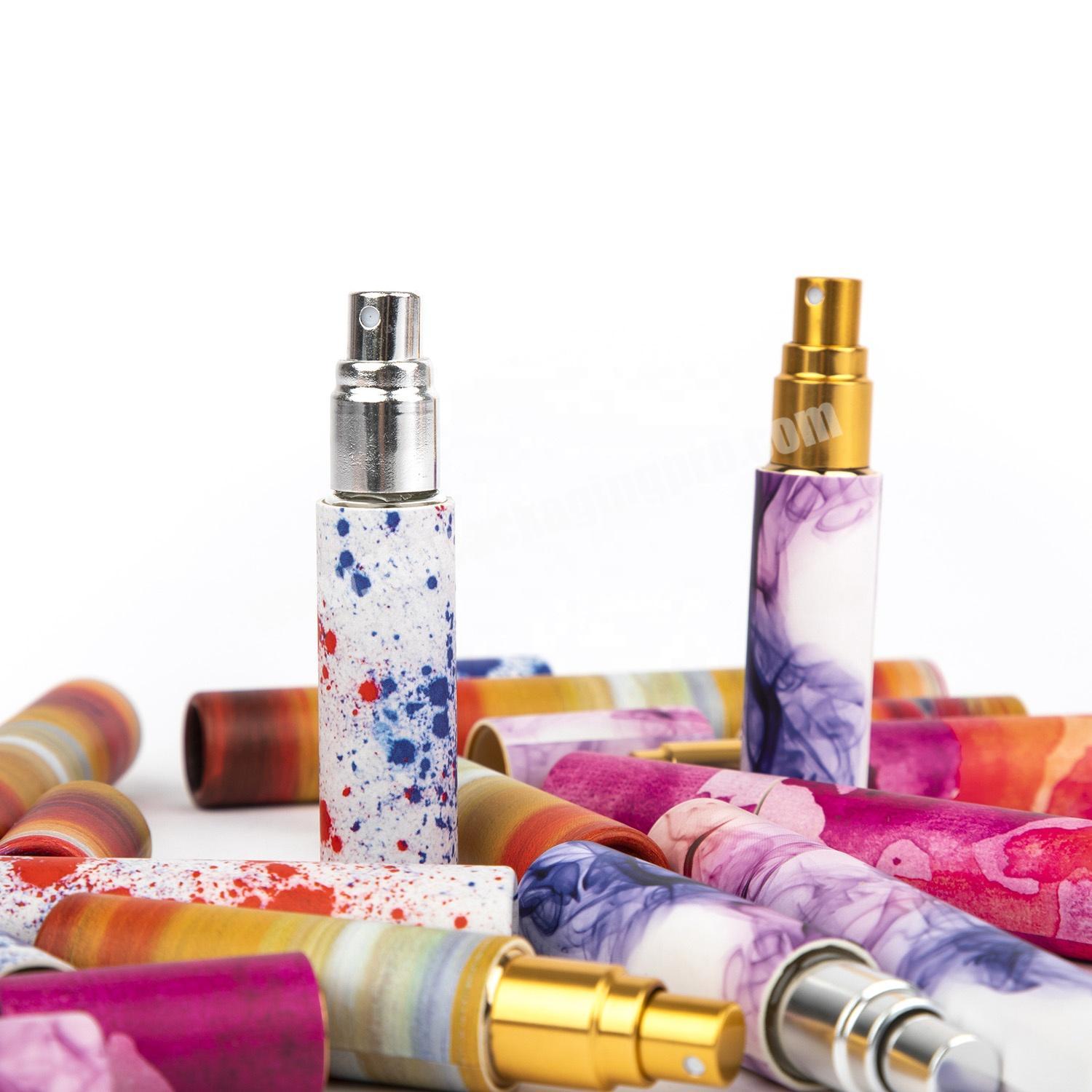 Eco friendly paper spray bottle tubes for perfume packaging