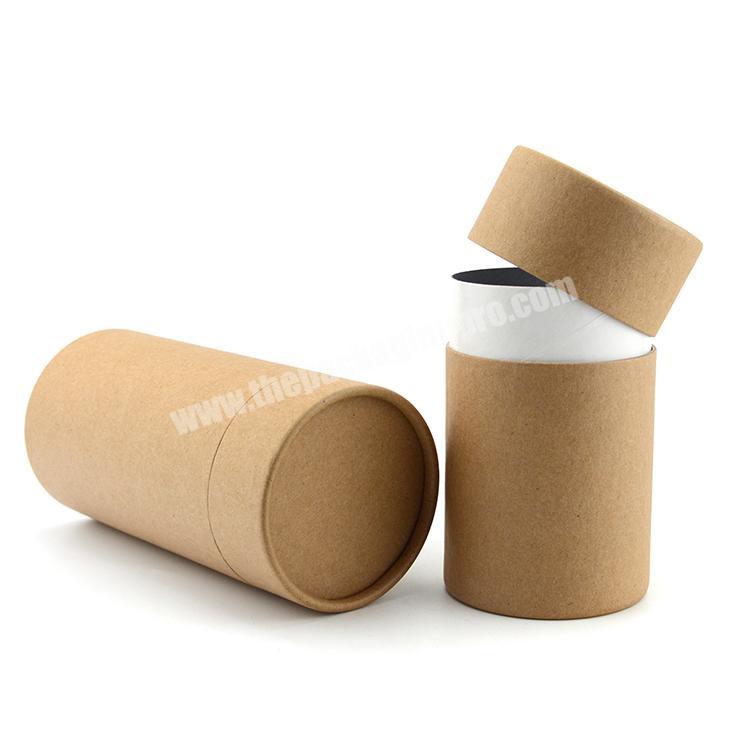 Elegant Paper Gift Box Packaging For Tea Coffee Cookie Candy Chocolate Kraft paper Tube Gift Box