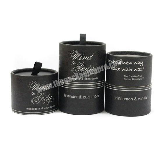 Factory Wholesale Recyclable Scented Candle Box Packaging Candle Paper Tube