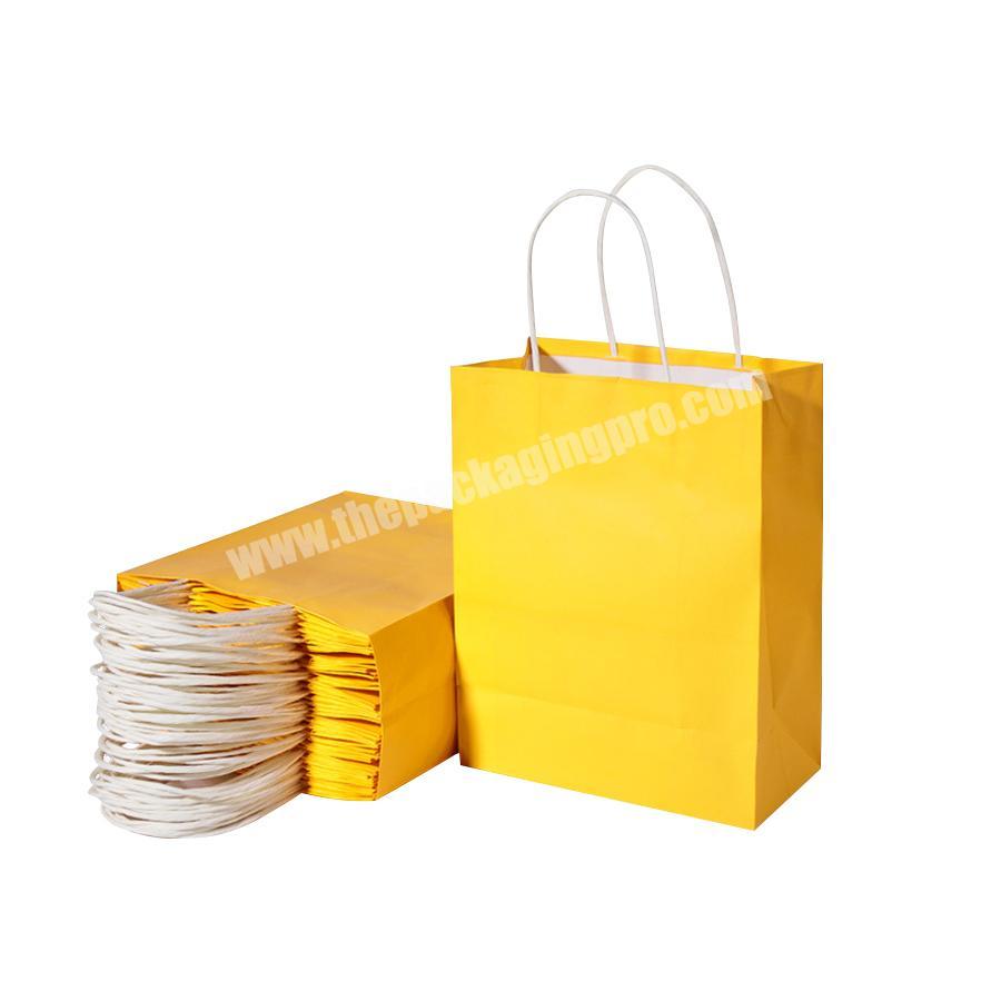 Factory making self-sold wholesale stock Recyclable kraft paper food bags with window twisted handle