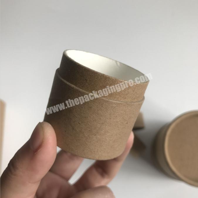 Factory price kraft Cardboard paper jar  customize cosmetic paper container oil-resistant