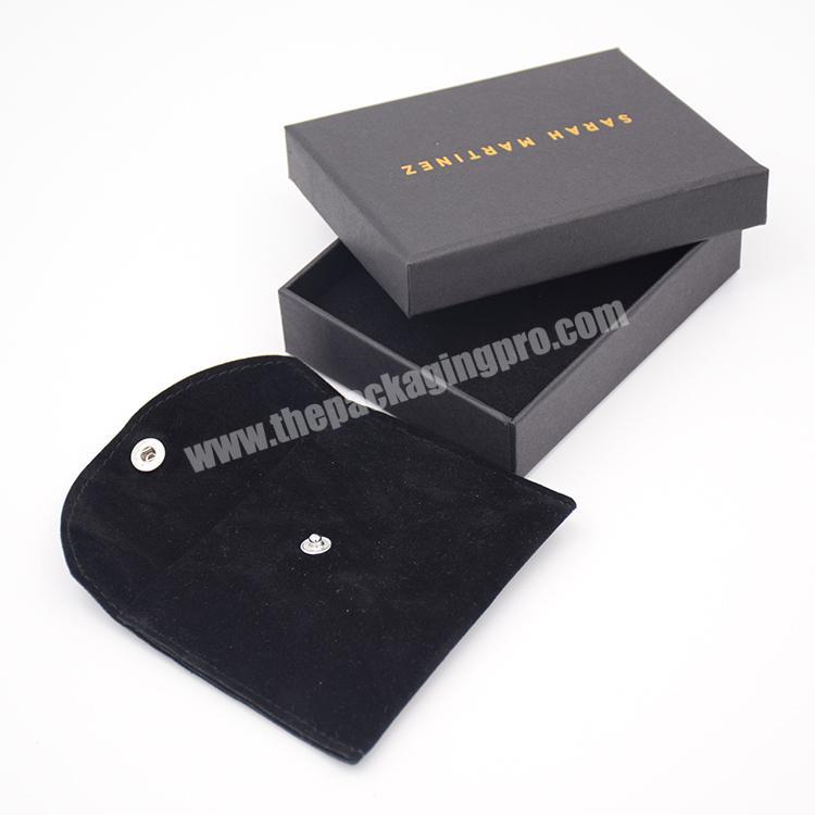 Free Sample Professional Manufacturer Jewelry Box With Pouch And Card