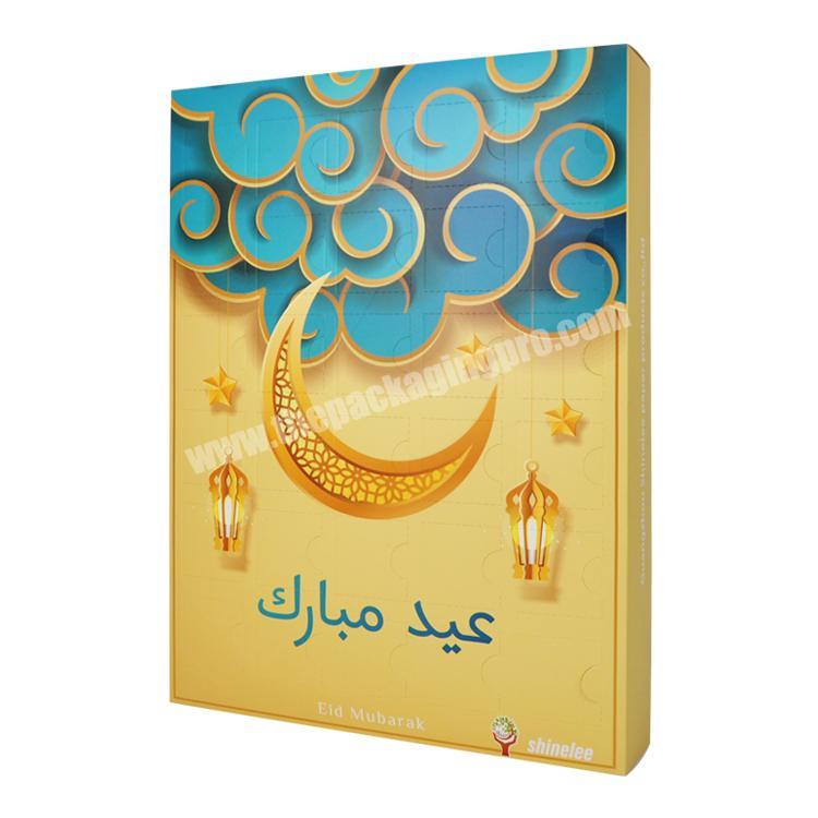 Custom Ramadan And Eid Tray Ramadan-Lantern-For-Sale 30 Day Box Advent Calendar Gift Package