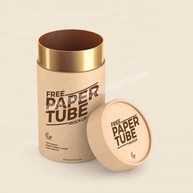 Free shipping tube packaging mackup printing on cardboard boxes for wholesale