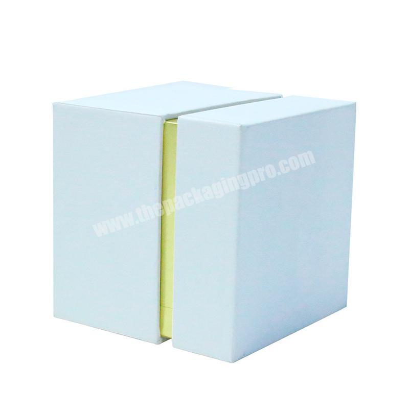 High Quality Base And Lid Box Custom Luxury Paper Packaging Candle Box With Logo