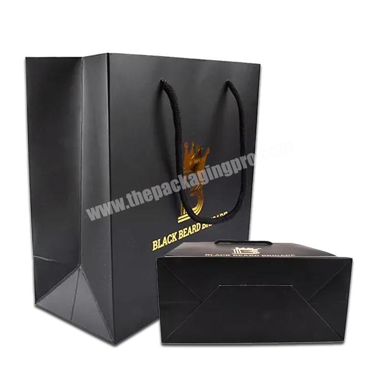 High Quality Cheap Chinese Factory Hot Sale Black Paper Bags