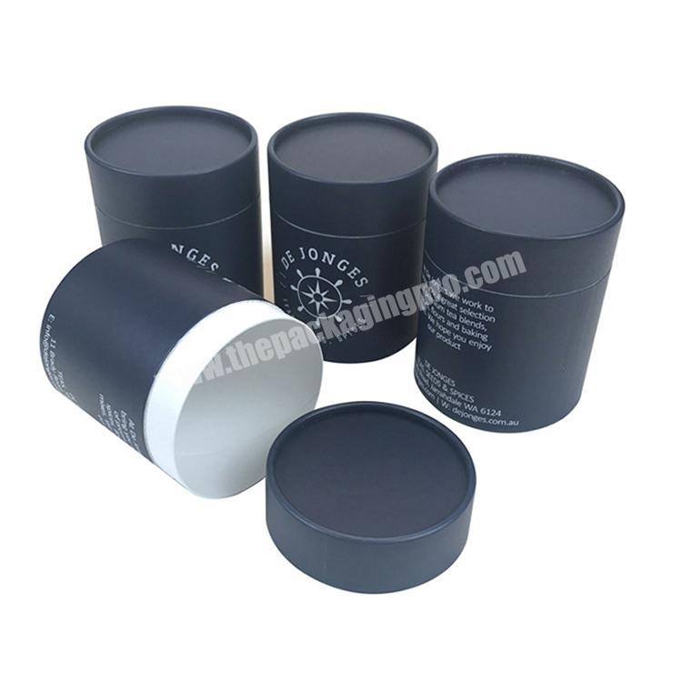 High Quality  Personalized Food Grade Custom Eco Friendly Cardboard Gift Lids Round Tube Paper Tube Box