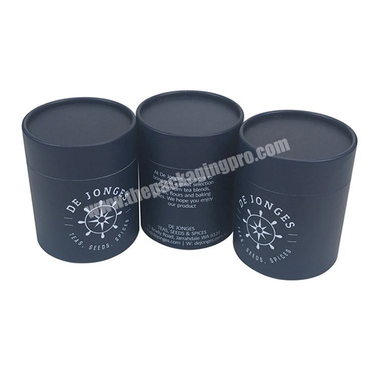 High Quality  Personalized Food Grade Custom Eco Friendly Cardboard Gift Lids Round Tube Paper Tube Box