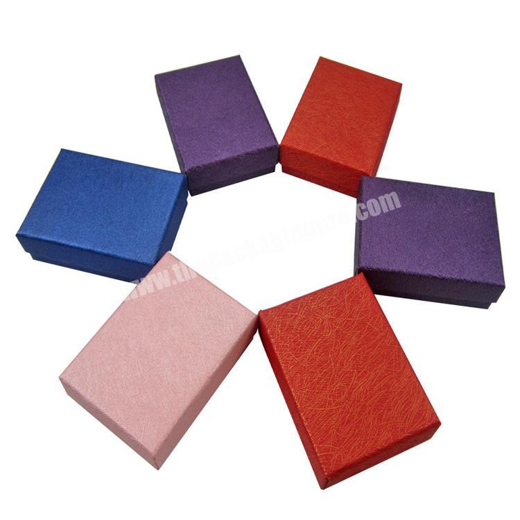 High Quality Top & Base Box With Logo Jewelry Packaging Box Ring Box