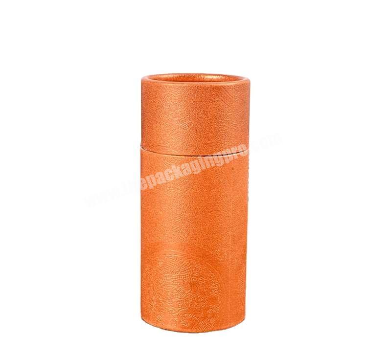 High Quality Wax Lined Perfume  Paper Tube Cosmetic Push Up Paper Jar Deodorant
