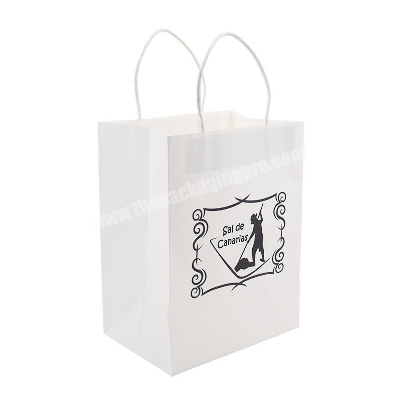 High Quality Wholesale Custom Cheap Factory Direct Sale White Paper Bags