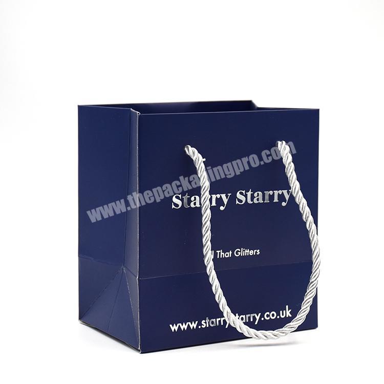 High Quality Wholesale Customized Design Luxury Eco Friendly Jewellery Bag Paper