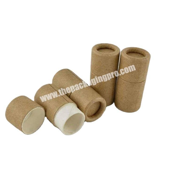 Custom made eco cardboard cylinder  shaker Kraft paper tube spice salt packaging for powder