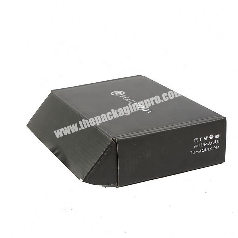 Factory made embossed logo empty storage folding paper gift box with lid