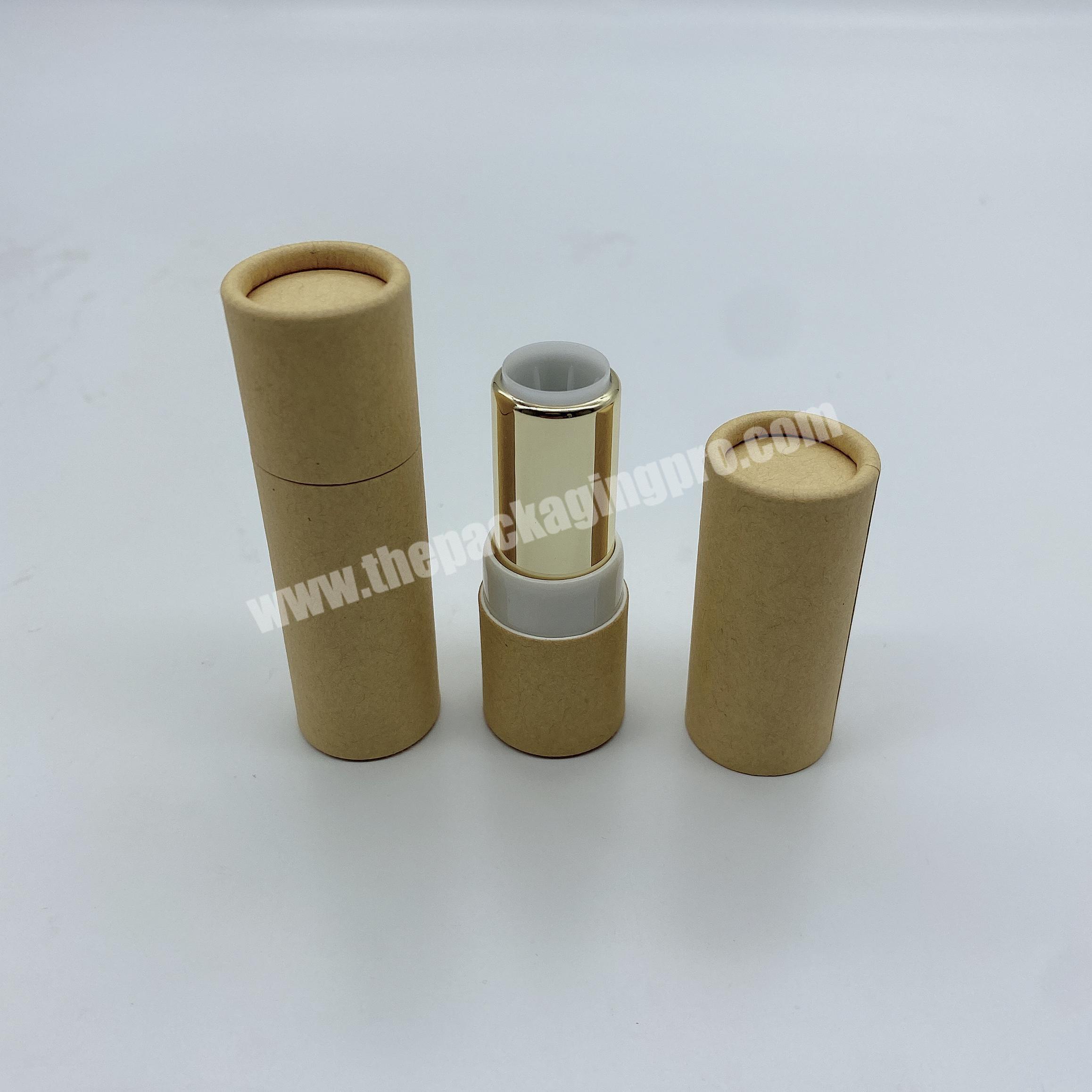 Hot Sale Creative Paperboard Container Recyclable Lipstick Packaging Twist Up Paper Tube
