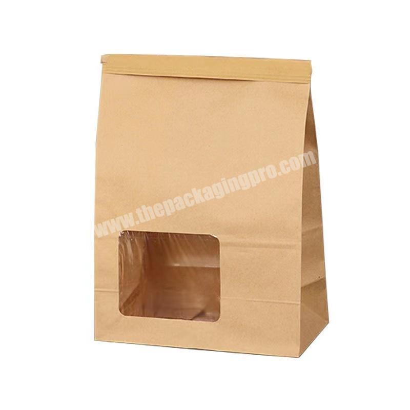 Hot Selling  Custom Shopping Bags Paper Paper Food Bags Kraft Paper Bag