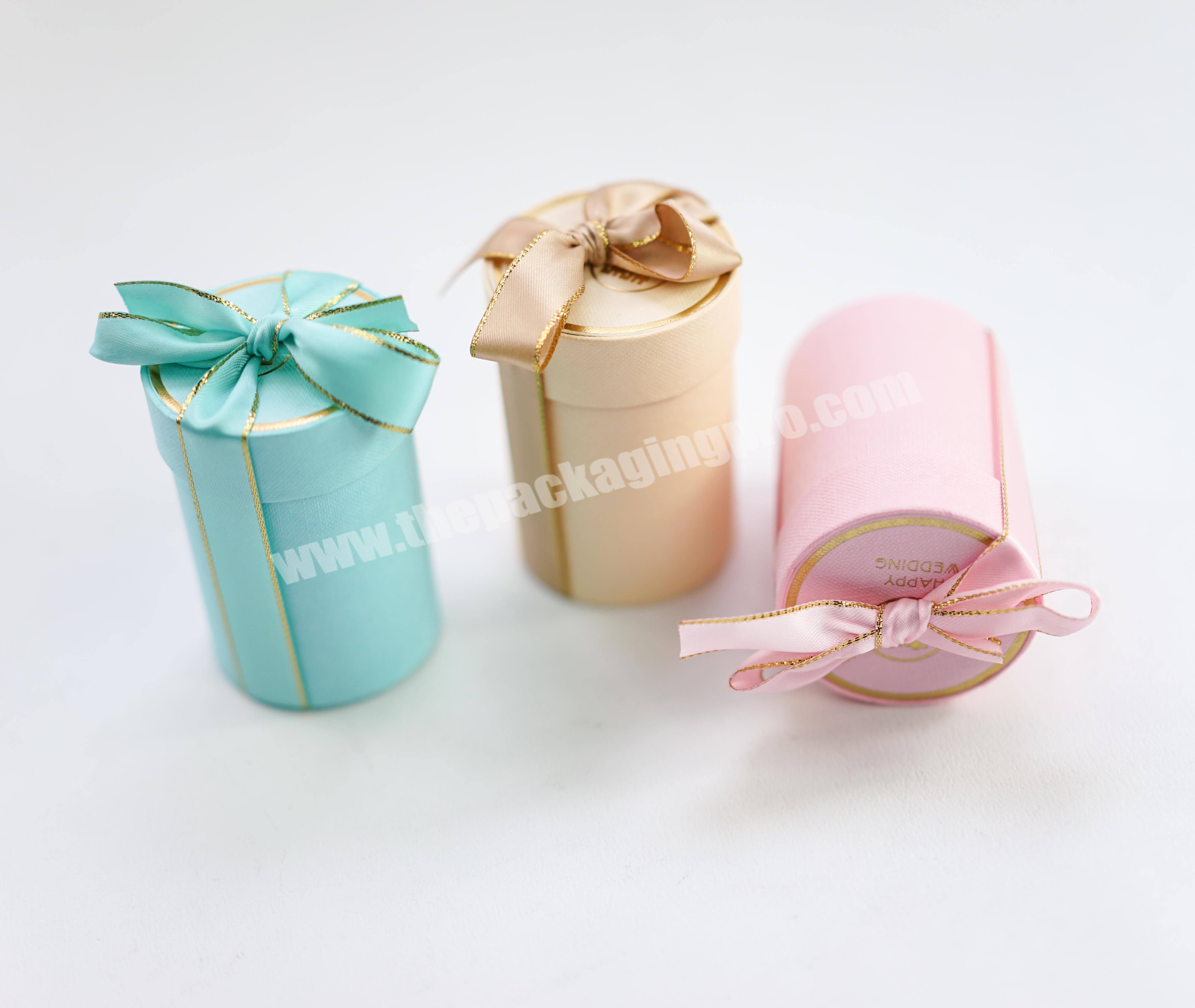 Hot sales wedding candy packaging tube gift Cylinder box