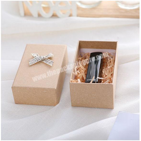 Kraft Paper Box Cosmetic Box with Custom color Package box for Make up /Watches/Christmas present