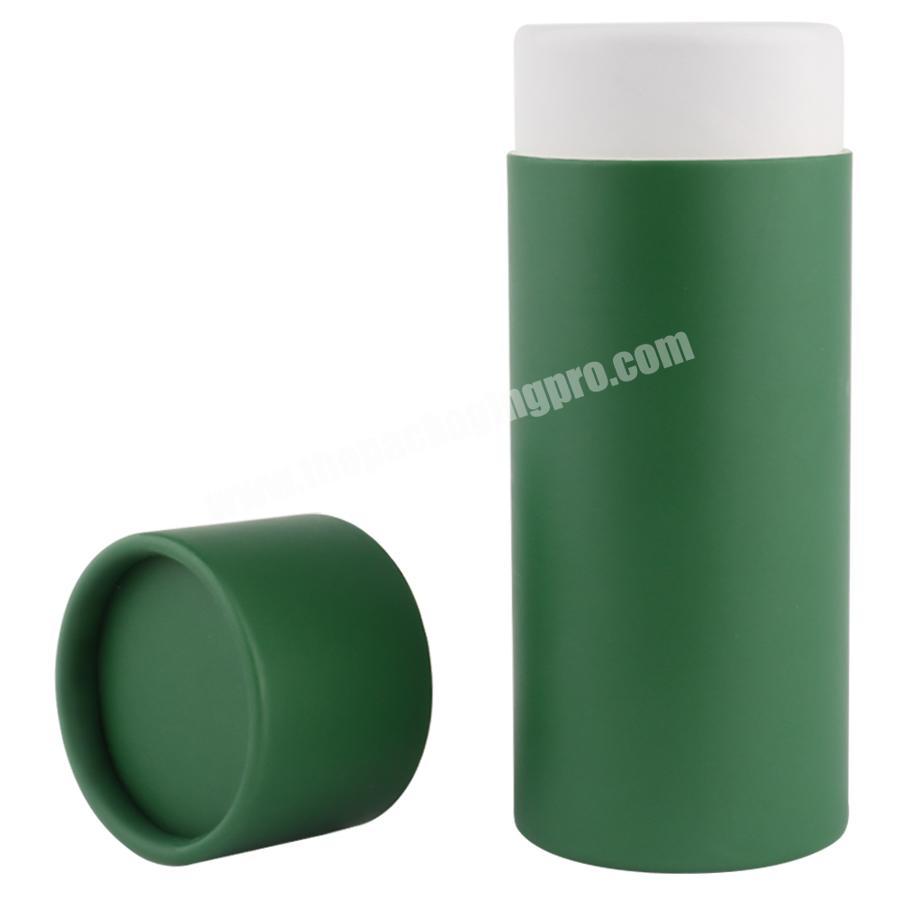 Kraft paper aluminium inside talcum powder paper tube box