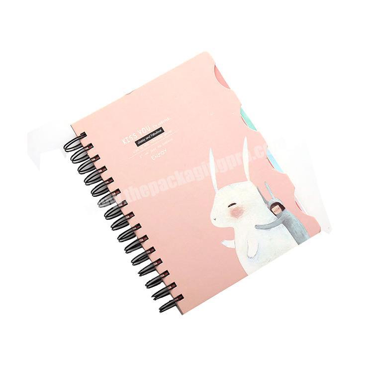 Lovely cover Custom Hardcover Lined Pages Notebook Spiral Coil Notepad