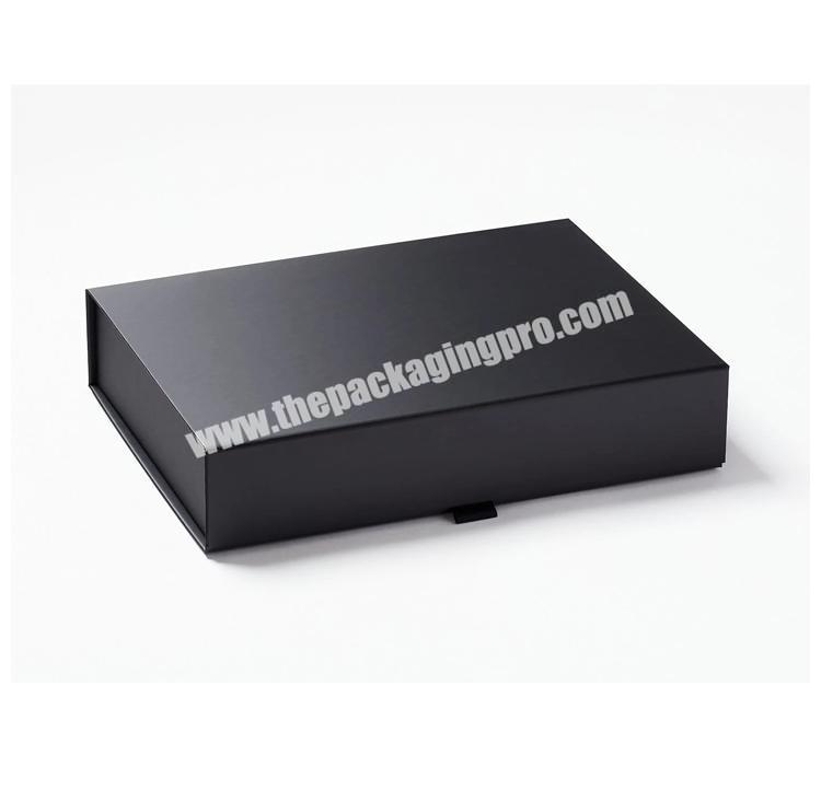 Luxury Black Rigid a5 a4 a3 Deep Magnetic Paper Cardboard Gift Box