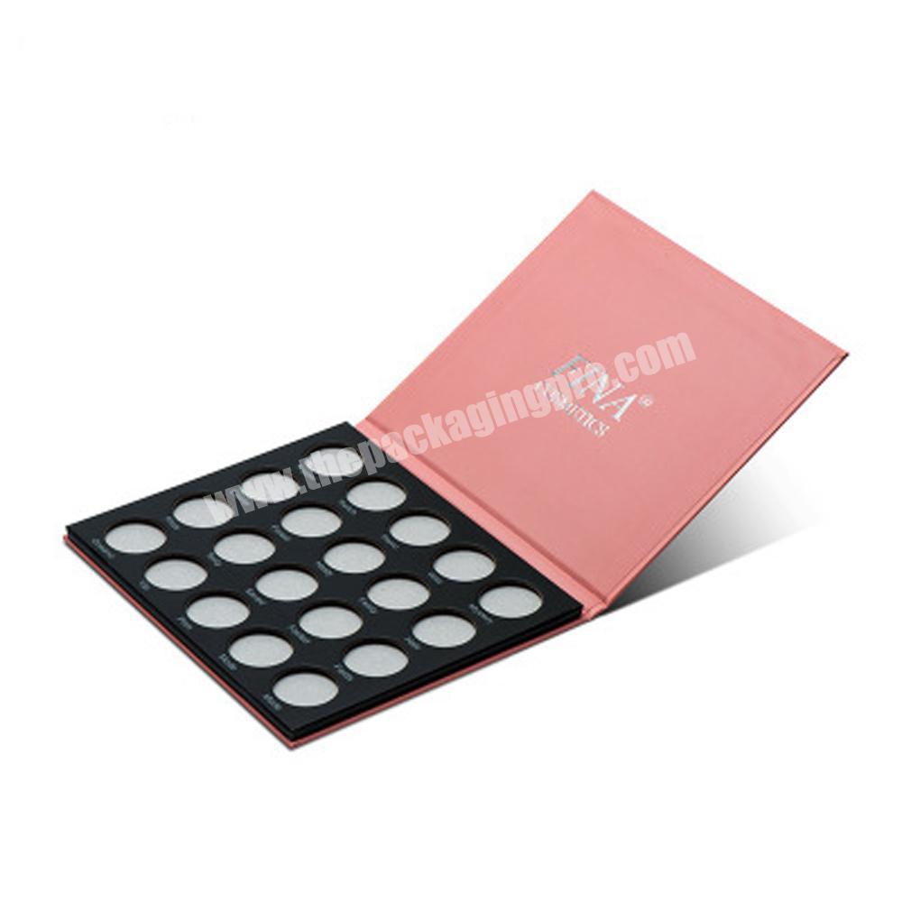 Luxury Custom Logo Printing Powder Single Eyeshadow Highlighter Packaging Magnetic Cosmetics Empty Separate Boxes Eye shadow box