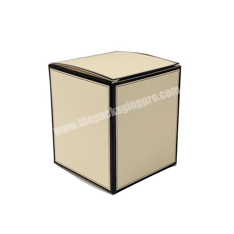 Manufacturer Custom Unique Rectangular Craft Packaging White Hard Cardboard Luxury Candle Boxes With Logo