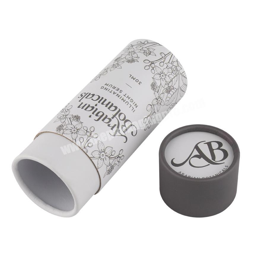 Luxury Packaging Essential Cosmetics Paper Tube Printing Finished beauty packaging paper tube