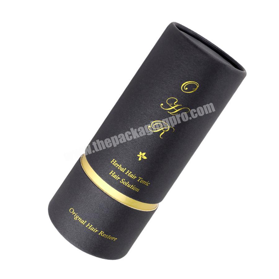 Luxury Personal Brand customized paper tube supplier printed black cylinder poster paper tube