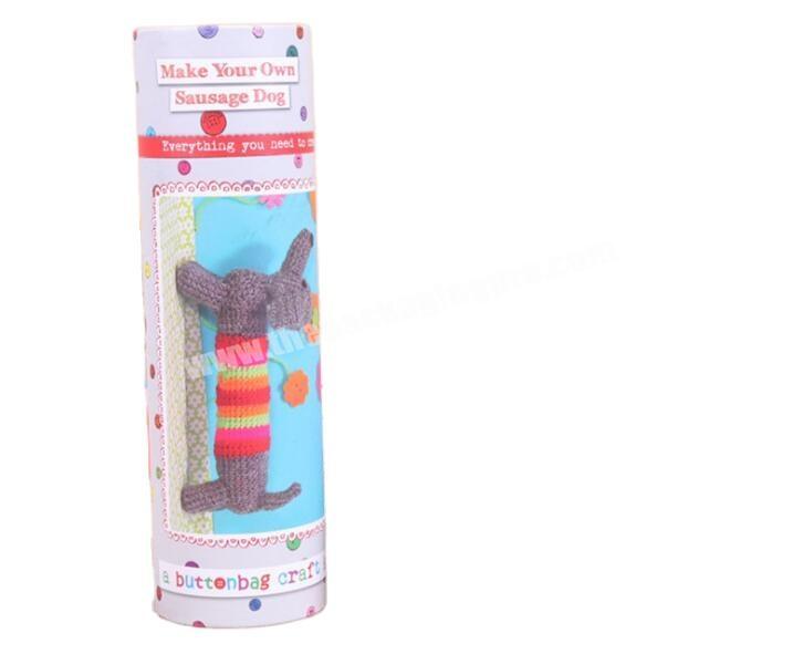 Manufacture Custom Printed Factory Price Cartoon Recycled Craft Paper Tube Packaging