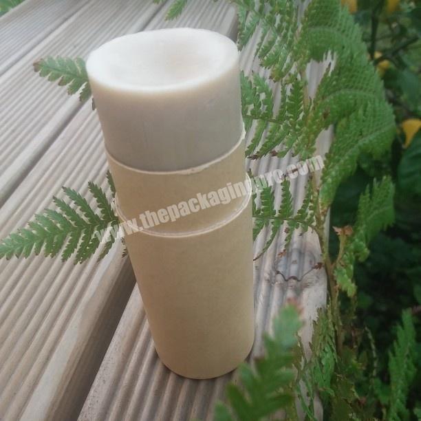 Manufacturer Custom color Biodegradable kraft cylinder Paper Tubes for lip balm