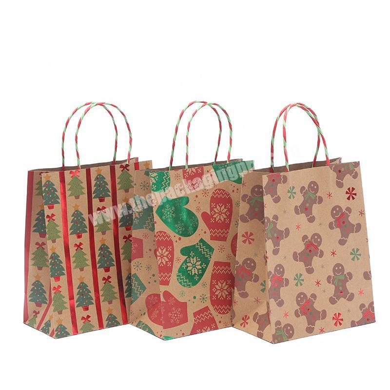 Manufacturer wholesale best sell brown shopping packaging kraft paper gift bag