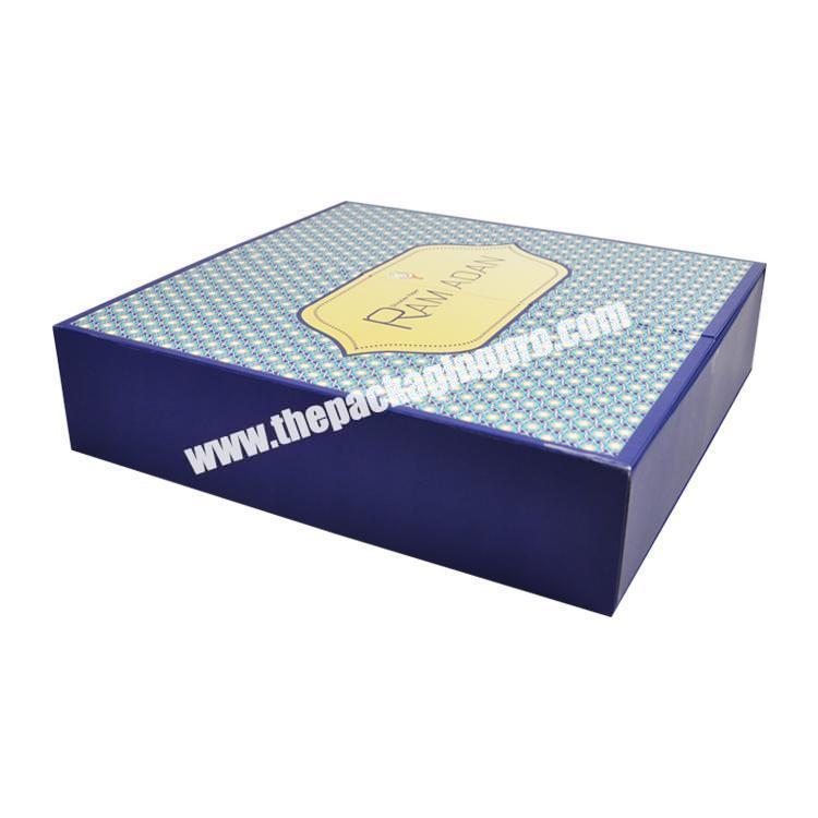 Supplier Custom Printed Packaging Chocolate Gift Box Christmas Ramadan Eid Countdown Advent Calendar with Plastic Tray Embossing Printing