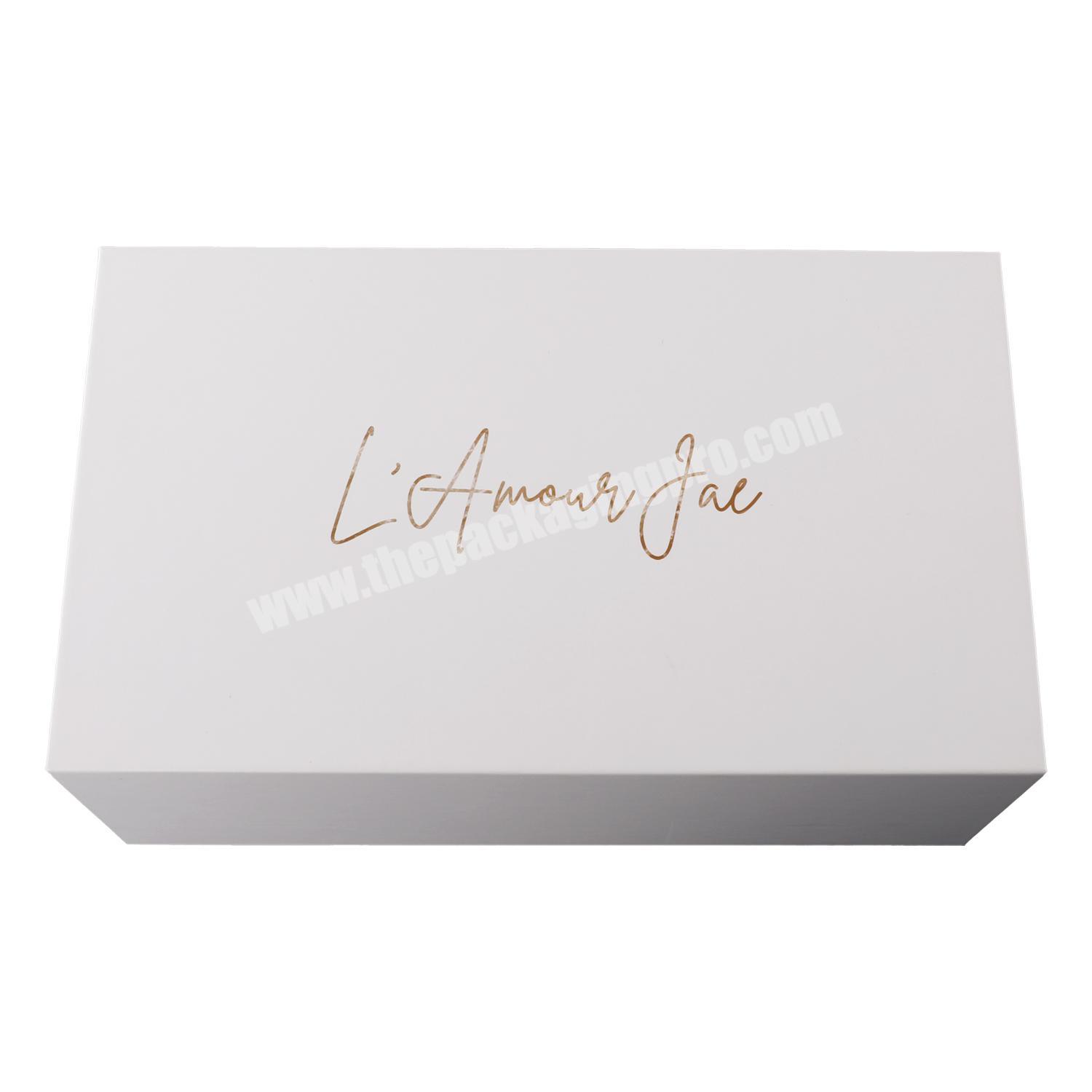 New Custom Logo  Luxury Packing Box Magnetic Gift Boxes  With Stamping