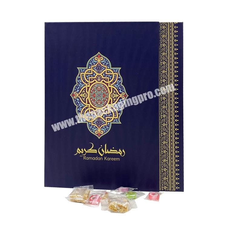 Wholesale Most Popular Styles Holiday Gift Packaging Box Ramadan Chart Eid Countdown Advent Calendar