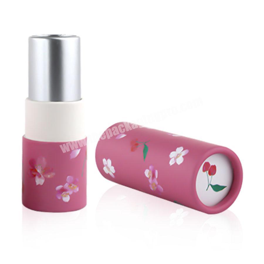 OEM 30ml 60ml Custom Logo Cosmetic Paper Paperboard Cheap Fashional Packaging Lip Balm Tube EVO Luxury Packaging For Gift