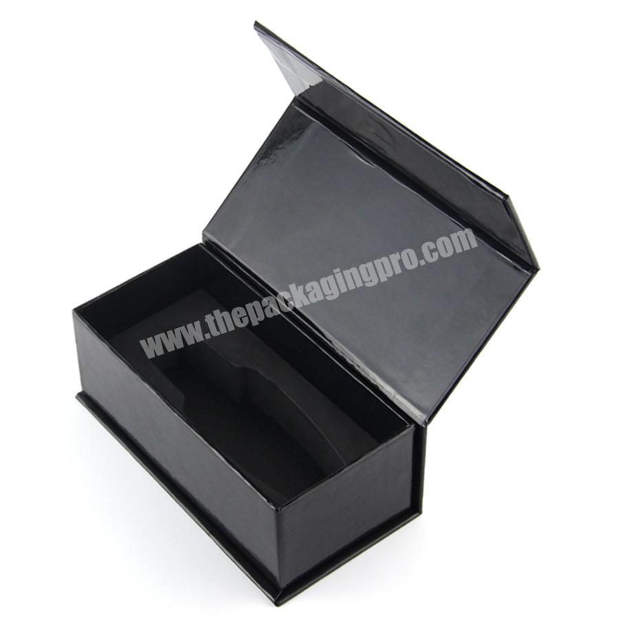OEM Black Hediyelik Kutu Eco Friendly Stylish Design Quality Rigid Special Magnetic Foldable Costumize Gift Paper Box Packaging