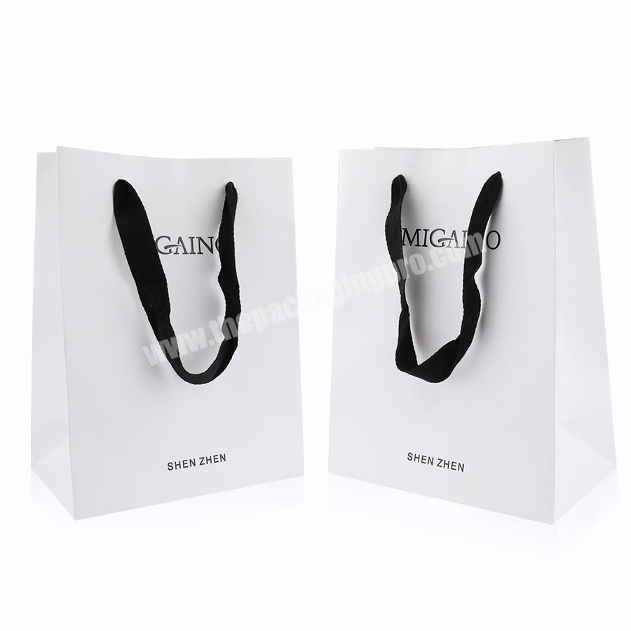 OEM ODM Personalized Packaging Cheap Recycled Luxury Printed Clothing Custom Carry Made Reusable Shopping Bag Paper With Logo