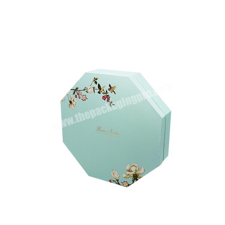 Octanguler Shape High-end Creative Gift Paper Packaging box for Mooncake