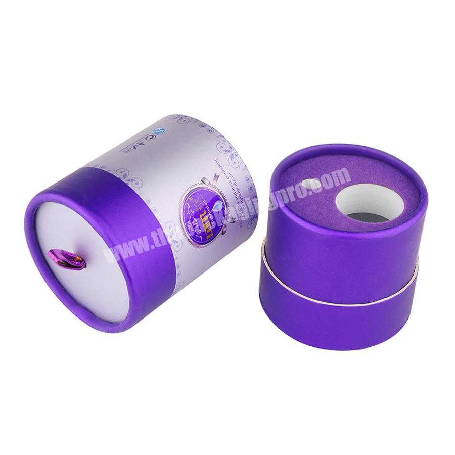 Perfume bottle customized round paper packaging cardboard tube