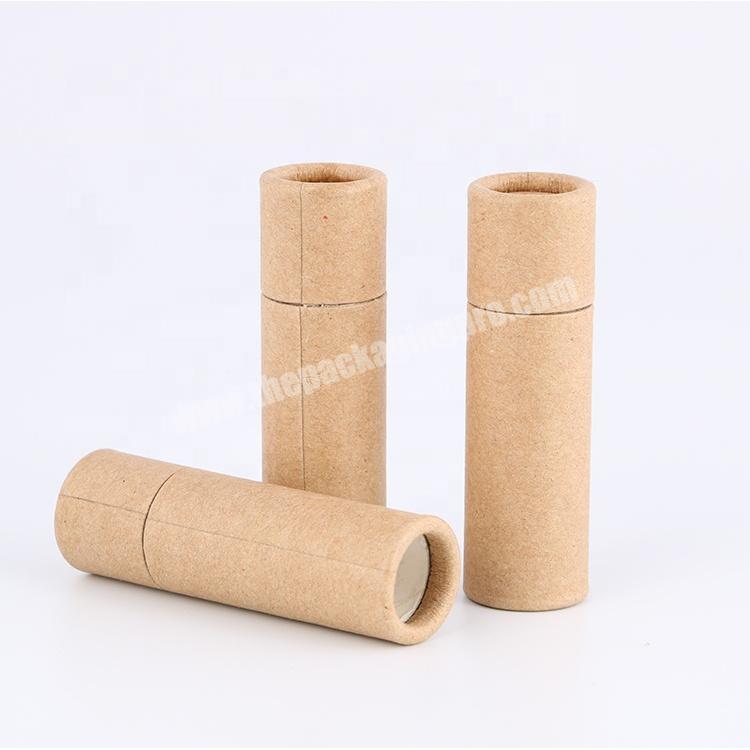 Recyclable eco friendly push up mini paper tubes for lip balm packaging