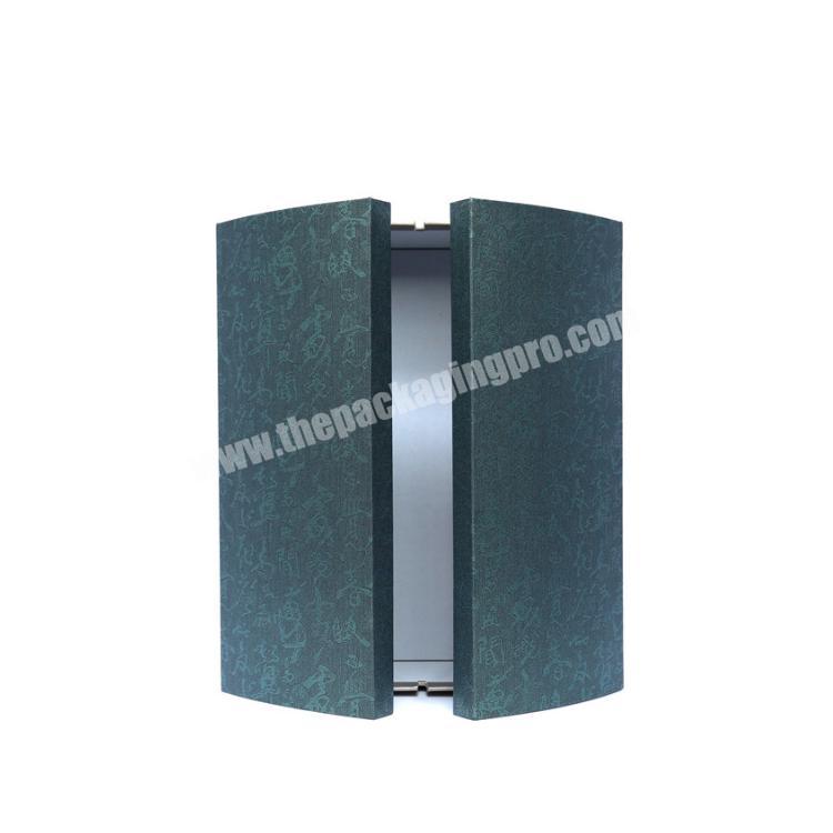 Retro Style Double Two Door Open Recycled Special Paper Gift Packaging Box