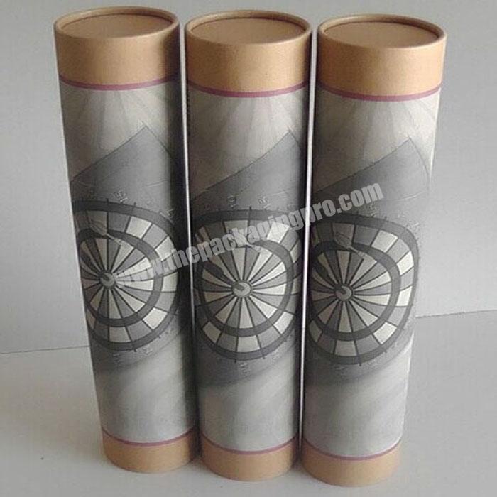 Round Cardboard Carton Box Posters Tube With Rope Handle