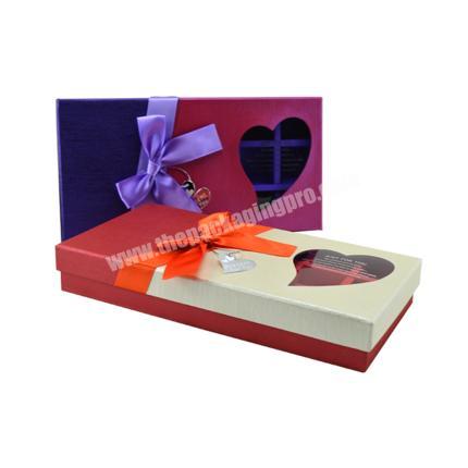 Valentines day bonbon empty chocolate gift box