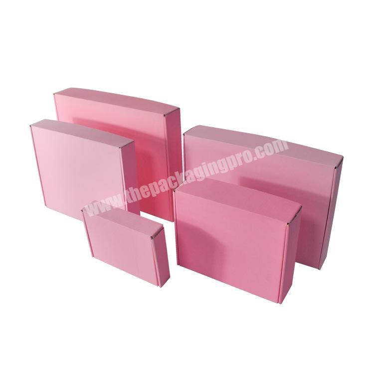 Supplier Customised Logo Corrugated Apparel Clothing Packaging Cardboard Mailer Box Holographic Shipping Boxes