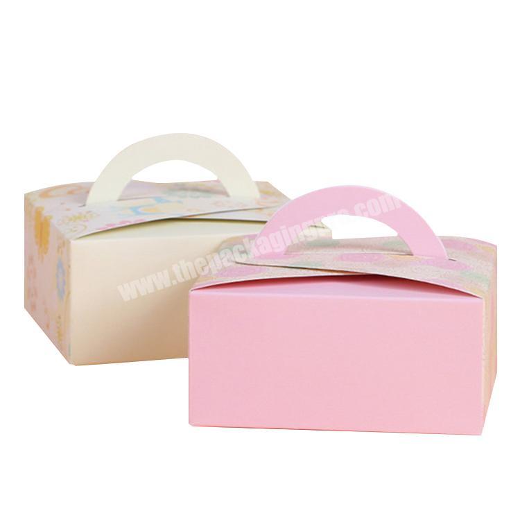 Wholesale Bulk Cheap Gift Cake Box Packaging Box Custom Logo Printing Cardboard Paper Packaging Birthday Wedding Cake Box