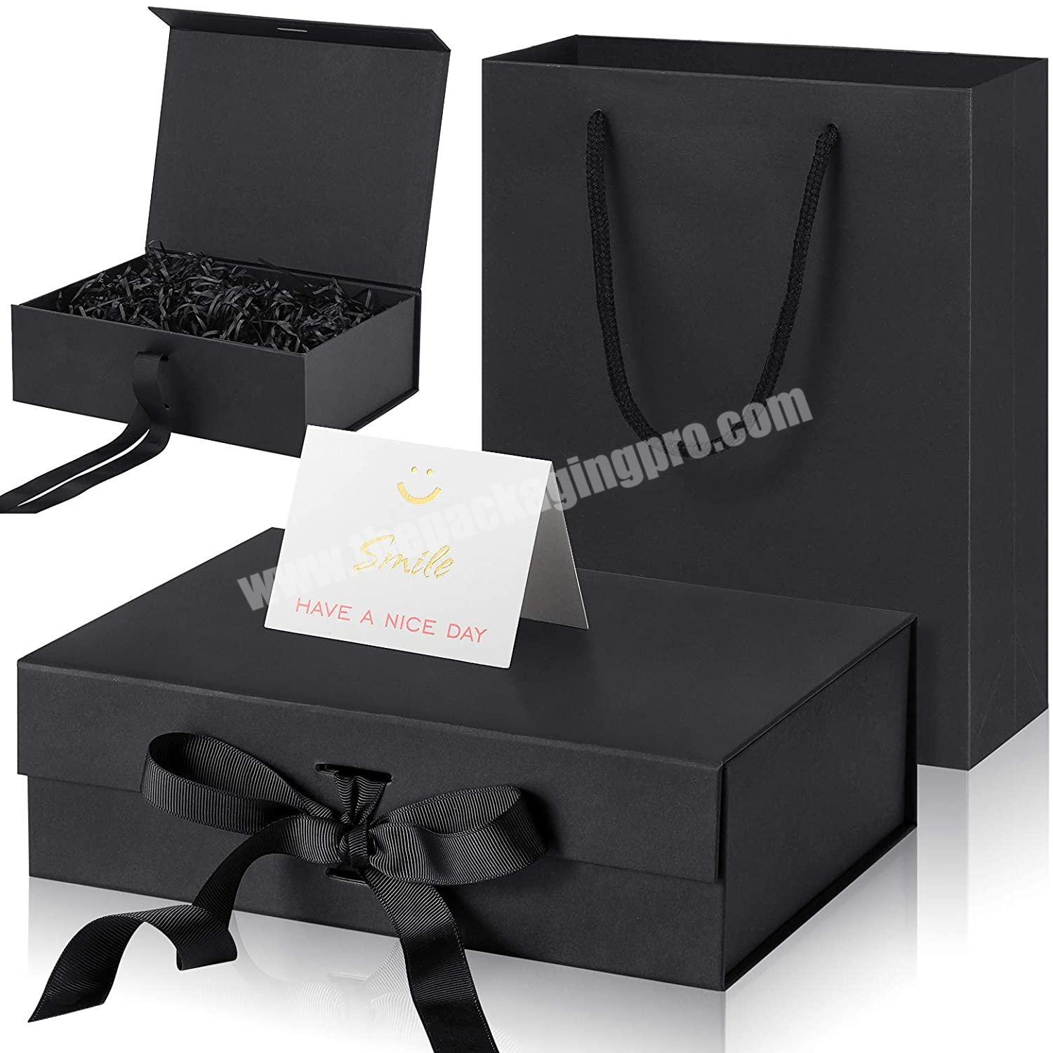 Wholesale Cardboard Gift Foldable Magnetic Closure Gift Box