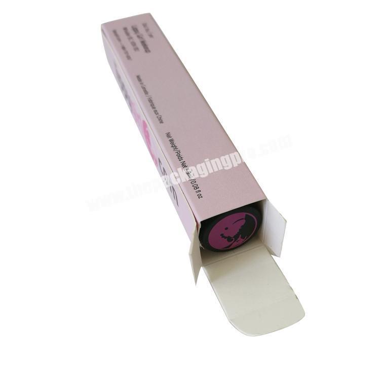 Wholesale Cosmetics Lip Gloss Set Pink Paper Gift Paper Boxes